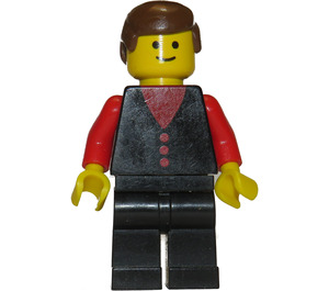 LEGO Sjukvårdare Chief med 3 Röd Knappar Skjorta Minifigur