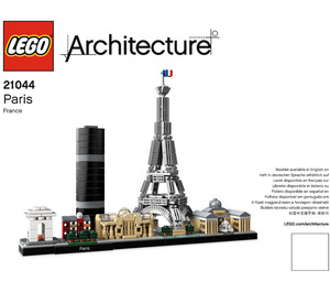 LEGO Paris Set 21044 Instructions