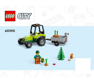 LEGO Park Tractor 60390 Instructies