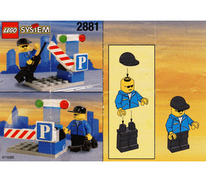 LEGO Parking Gate Attendant 2881 Instructions