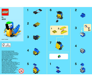 LEGO Parrot Set 40131-1 Instructions