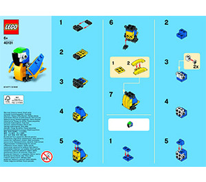 LEGO Parrot Set (Uniqlo Version) 40131-2 Instructions