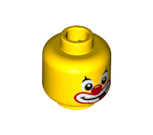 LEGO Party Clown Minifigure Head (Recessed Solid Stud) (3626 / 38218)