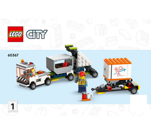 LEGO Passenger Airplane Set 60367 Instructions