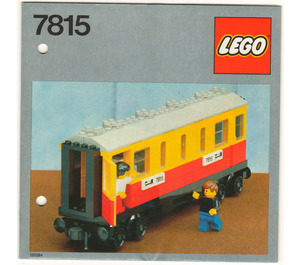 LEGO Passenger Carriage / Sleeper Set 7815 Instructions