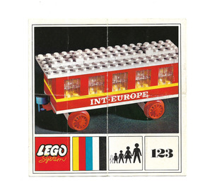 LEGO Passenger Coach 123 Anweisungen