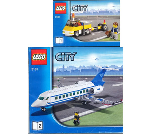 LEGO Passenger Plane 3181-1 Ohjeet