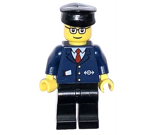 LEGO Passagier Trein Conductor Minifiguur