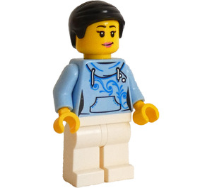 LEGO Cestující (Wheelchair User), ženský Minifigurka