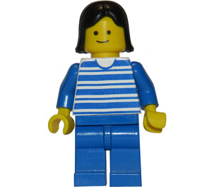 LEGO Cestující s Pruhy Minifigurka