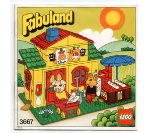 LEGO Pat and Freddy's Shop 3667 Instruktioner