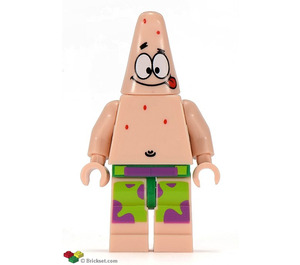 LEGO Patrick con Tongue Hanging out Minifigura