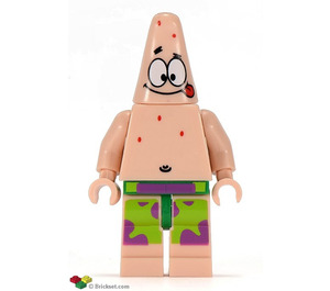 LEGO Patrick met Tongue Hanging out minifiguur