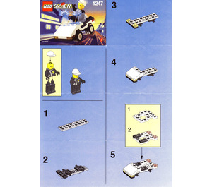 LEGO Patrol Auto 1247-1 Instructions