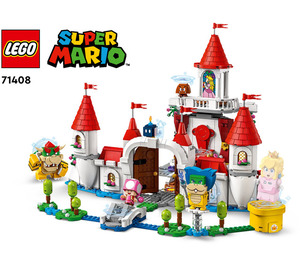 LEGO Peach's Castle Set 71408 Instructions