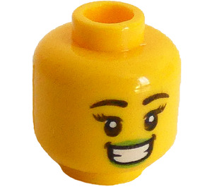 LEGO Peapod Costume Girl Minifigure Head (Recessed Solid Stud) (3626 / 67921)