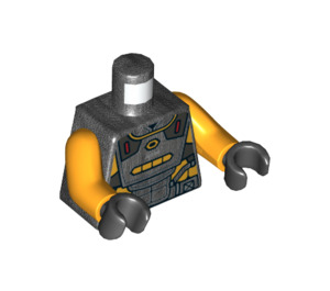 LEGO Gris foncé nacré AIM Agent Minifig Torse (973 / 76382)