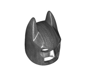 LEGO Gris foncé nacré Batman Cowl Masquer avec des oreilles angulaires (10113 / 28766)