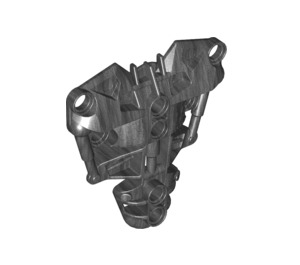 LEGO Pearl Dark Gray Bionicle Toa Inika Chest Armor (53546)