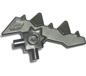 LEGO Pearl Dark Gray Blade with Spikes (23861 / 28683)