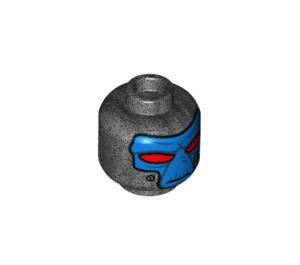 LEGO Perle dunkelgrau Cad Bane Minifigure Kopf (Einbau-Vollbolzen) (3626 / 100475)