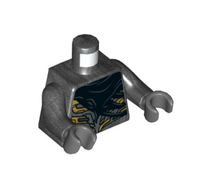 LEGO Perle mørk grå Corvus Glaive Minifigur Overkropp (973 / 76382)