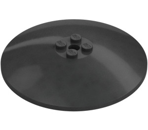 LEGO Pearl Dark Gray Dish 8 x 8 (3961 / 35154)