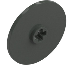 LEGO Pearl Dark Gray Disk 3 x 3 (2723 / 52901)