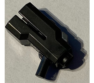 LEGO Pearl Dark Gray Gun with Dark Stone Gray Trigger (77989)