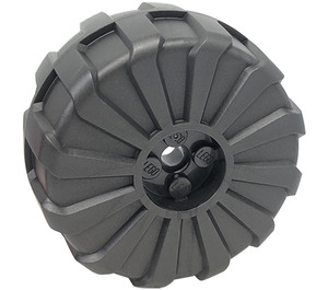 LEGO Pearl Dark Gray Hard Plastic Wheel Ø54 x 30 (2515)