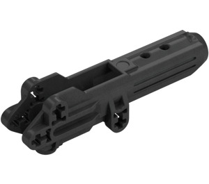 LEGO Gris oscuro perla Grande Figura Rifle Cobertura sin agujero transversal (31901)