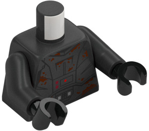 LEGO Gris oscuro perla Marrok Minifigura Torso (973 / 76382)