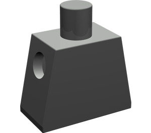 LEGO Pearl Dark Gray Minifig Torso (3814 / 88476)