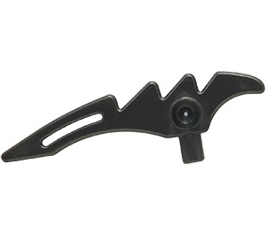 LEGO Pearl Dark Gray Minifig Weapon Crescent Blade Serrated (98141)