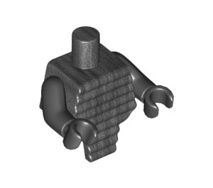 LEGO Gris foncé nacré Minifigure Torse avec Extended Ridged Armour (99415)