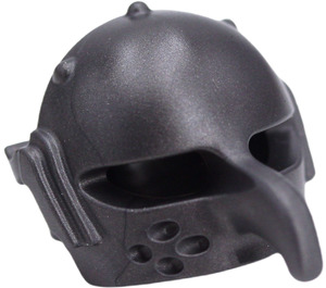 LEGO Pearl Dark Gray Orc Helmet with Curved Nose