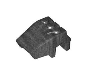 LEGO Pearl Dark Gray Oversized Minifig Hand (11092 / 77030)