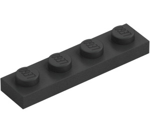 LEGO Pearl Dark Gray Plate 1 x 4 (3710)