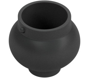 LEGO Tumma helmenharmaa Pot / Cauldron jossa Kahva Holders (79807 / 98374)