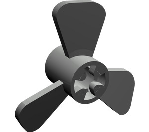 LEGO Pearl Dark Gray Propeller with 3 Blades (6041)