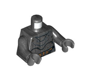 LEGO Perle mørkegrå RA-7 (Pearl Dark Grå) Minifig Torso (973 / 76382)