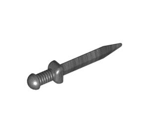 LEGO Pearl Dark Gray Roman Short Sword with Thin Crossguard (95673)