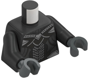 LEGO Pearl Dark Gray Sauron Minifig Torso (973)