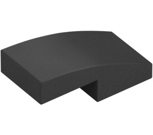 LEGO Pearl Dark Gray Slope 1 x 2 Curved (11477)
