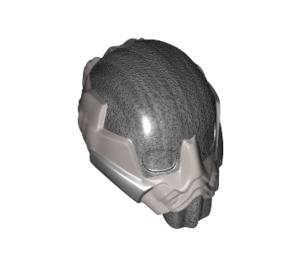 LEGO Grigio perlato scuro Casco spaziale con Breathing Maschera (14271)