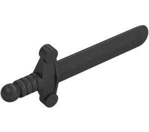 LEGO Pearl Dark Gray Sword with Lined Hilt (76764)