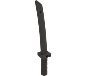 LEGO Pearl Dark Gray Sword with Octagonal Guard (Katana) (30173 / 88420)