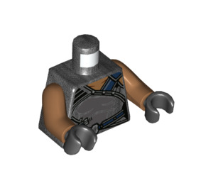 LEGO Pearl Dark Gray Valkyrie Minifig Torso (973 / 76382)