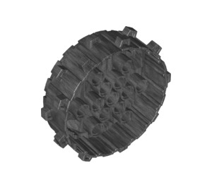 LEGO Pearl Dark Gray Wheel with spike Ø62 (64711)