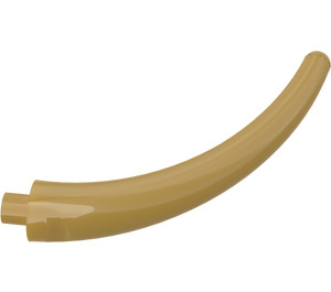 LEGO Pearl Gold Animal Tail End Section (40379)